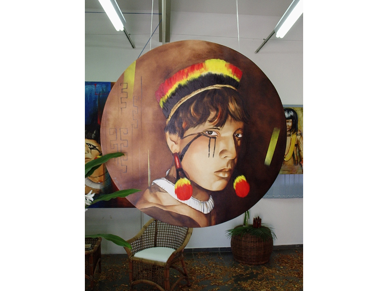 Óleo sobre Tela - exposição indio 04 010